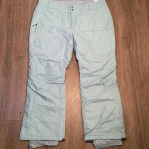 Columbia Omni-Tech Insulated waterproof Snow Pants Spring Blue 2X